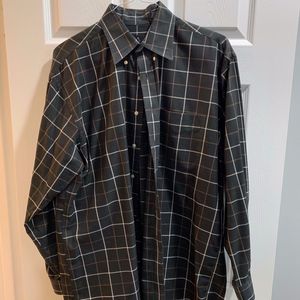 Jos A Bank, Brown & White check on Black